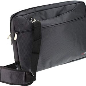 Navitech Black Carry Case/Cover Bag for Portable DVD Players Including The UEME 9"