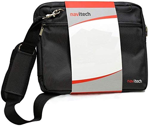 Navitech Black Carry Case/Cover Bag for Portable DVD Players Including The UEME 9"