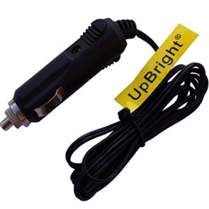 UpBright New Car DC Adapter Compatible with Supersonic SC-198 7” SC179 9" Dual Screen Portable DVD Player Auto Vehicle Boat RV Cigarette Lighter Plug Power Supply Cord Cable Charger PSU