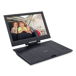 RCA 13.3” Full-HD USB, microSD & Audio/Video Out Portable DVD Player with Rechargeable Battery with 3-Hour Playback (Renewed)