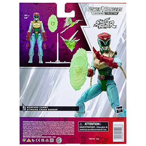 Lightning Collection Power Rangers X Street Fighter Morphed Cammy Stinging Crane Ranger Action Figure