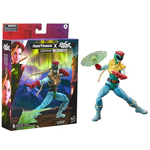 Lightning Collection Power Rangers X Street Fighter Morphed Cammy Stinging Crane Ranger Action Figure