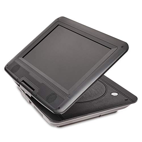 ONN 10" Portable DVD and Media Player with USB, Aux 3.5mm, & 5-hr Battery 180 Degree Swivel Screen 100008691