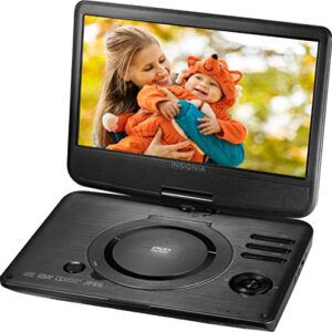 Insignia 10in Portable DVD Player with Swivel Screen Black,NS-P10DVD20