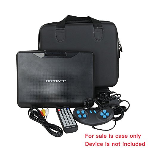 Hermitshell Hard EVA Travel PU Case Fits DBPOWER 9.5-Inch Portable DVD Player