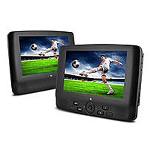 Ematic ED909 9" Portable DVD Player with Dual Screen Monitors