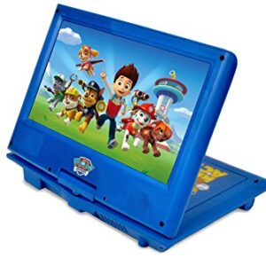 Ematic NKBY6341 Wired Nickelodeons Paw Patrol Theme 7-Inch Portable DVD Player with Headphones and Travel Bag, Blue