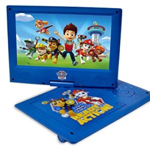 Ematic NKBY6341 Wired Nickelodeons Paw Patrol Theme 7-Inch Portable DVD Player with Headphones and Travel Bag, Blue