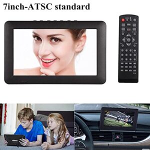 Acogedor 10" Portable HDMI Small TV, ATSC Car TV Digital Television Smart TV, 1080P HD Video Player with USB/TF Card Slot, Bracket, Built-in Rechargeable Battery