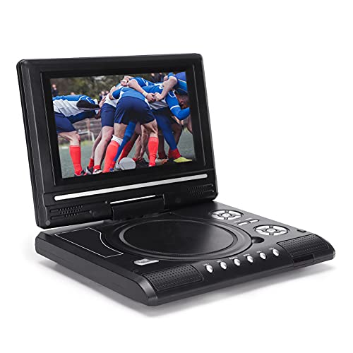 Zyyini Portable DVD Player, 6.8-Inch/8.5-Inch DVD Player HD with Small TV Player,Support 270 Degree Swivel Mobile DVD Player with USB Remote Control,for Car/Kids/Home/Travel(LMD-750 US)