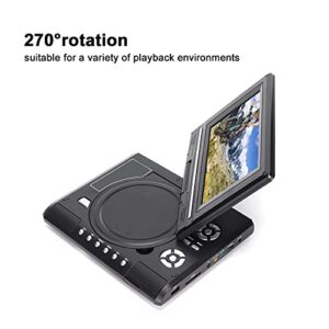 Zyyini Portable DVD Player, 6.8-Inch/8.5-Inch DVD Player HD with Small TV Player,Support 270 Degree Swivel Mobile DVD Player with USB Remote Control,for Car/Kids/Home/Travel(LMD-750 US)