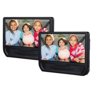 rca drc79981e 9-inch mobile dvd player with additional 9-inch screen