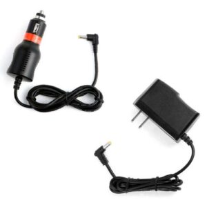 Car Charger+AC Power Adapter for Cinematix 70164 70165 70166 Portable DVD Player
