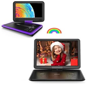 iegeek 9.5” and 16.9” portable dvd players bundle