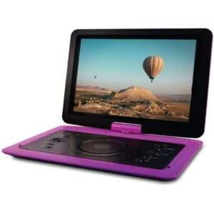 core innovations cpd144pr portable dvd player – 14.1″ display – 1280 x 800 – purple