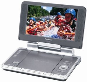 panasonic dvd-ls82 8.5-inch portable dvd player with headrest kit