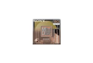 sony mdw80pl 80 minute minidisc md premium gold (single)