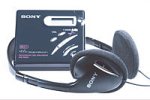 sony portable mini-disc player/recorder (mz-r500pcnavy)