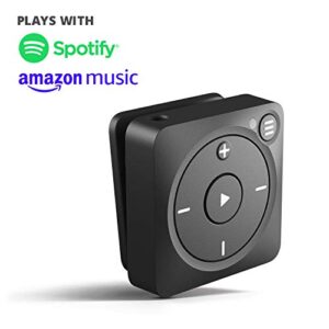 Mighty Vibe Spotify and Amazon Music Player - Bluetooth & Wired Headphones - 1,000+ Song Storage - No Phone Needed - Black