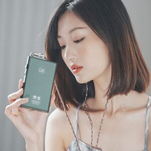 SHANLING M6 Ultra MP3/MP4 Player,Portable Music Player,Hi-Res Bluetooth Audio Player,2.4G/5G WiFi|5.0in Screen|4+64GB|16X MQA|4X AK4493SEQ|Android10 Snapdragon 665|3.5&4.4mm|900mW@32Ω Output (Green)