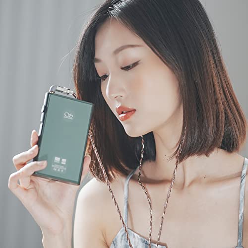 SHANLING M6 Ultra MP3/MP4 Player,Portable Music Player,Hi-Res Bluetooth Audio Player,2.4G/5G WiFi|5.0in Screen|4+64GB|16X MQA|4X AK4493SEQ|Android10 Snapdragon 665|3.5&4.4mm|900mW@32Ω Output (Green)