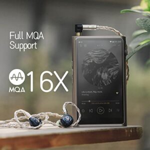 SHANLING M7 Digital Audio Player,Portable MP3/MP4 Player,Hi-Res Bluetooth Music Player,2.4G/5G WiFi|ES9038Pro DAC|5.0inch HD Screen|6+128GB|Android10 Snapdragon 665|16X MQA|3.5&4.4mm|900mW@32Ω Output
