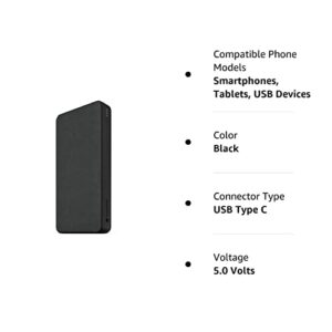 mophie Powerstation XXL Power Bank - 20,000 mAh Large Internal Battery, (2) USB-A Ports and (1) 18W USB-C PD Fast Charging Input/Output Port, Travel-Friendly, Includes USB-A to USB-C Power Cord