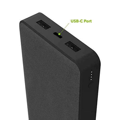 mophie Powerstation XXL Power Bank - 20,000 mAh Large Internal Battery, (2) USB-A Ports and (1) 18W USB-C PD Fast Charging Input/Output Port, Travel-Friendly, Includes USB-A to USB-C Power Cord