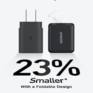 25W USB C Super Fast Charger, 312 Charger, Anker Ace Foldable PPS Fast Charger for Samsung Galaxy S23 Ultra/S23+/S23/S22 Ultra/S22+/S22/S21/S20/Note 20 Ultra/Note 10/Z Fold 3, Cable Not Included
