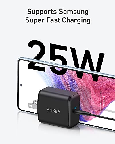 25W USB C Super Fast Charger, 312 Charger, Anker Ace Foldable PPS Fast Charger for Samsung Galaxy S23 Ultra/S23+/S23/S22 Ultra/S22+/S22/S21/S20/Note 20 Ultra/Note 10/Z Fold 3, Cable Not Included