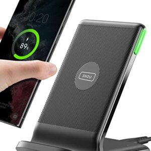 INIU 15W Fast Wireless Charging Stand+USB C Charger 30W PD QC 3.0 Dual Port Type C Charger Fast Charging Block