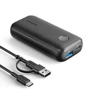 Anker Portable Charger, 10000mAh Power Bank with USB-C Power Delivery (25W), PowerCore 10000 Redux for iPhone 13/12/11 / Mini/Pro/Pro Max/XR/XS, Samsung S21 / S20, Pixel 4 / 4XL, iPad Mini, and More