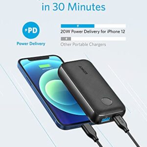 Anker Portable Charger, 10000mAh Power Bank with USB-C Power Delivery (25W), PowerCore 10000 Redux for iPhone 13/12/11 / Mini/Pro/Pro Max/XR/XS, Samsung S21 / S20, Pixel 4 / 4XL, iPad Mini, and More