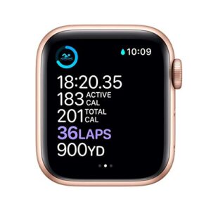 Apple Watch Series 6 (GPS + Cellular, 40mm) - Gold Aluminum Case with Pink Sand Sport Band (Renewed)