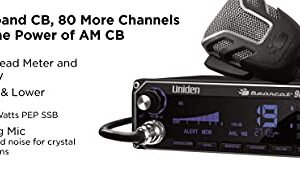 Uniden BEARCAT 980 40- Channel SSB CB Radio with Sideband NOAA WeatherBand,7- Color Digital Display PA/CB Switch and Noise Cancelling Mic, Wireless Mic Compatible