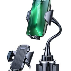 andobil [Newest & Solidest 15in Cup Holder Phone Mount, [Stable & Adjustable] Long Gooseneck Cup Phone Holder for Car Truck [Military-Grade] Fit for iPhone 14 13 12 Pro Max & All Cell Phones