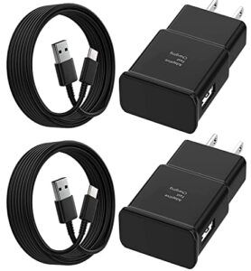 type c charger for samsung android with cable cord compatible samsung galaxy s22/s22 plus/ s21/s21 ultra/s20/s20 plus/s8/s9/s9 plus/s10/s10e/note 8/note 9/note 10/note 20 2pack