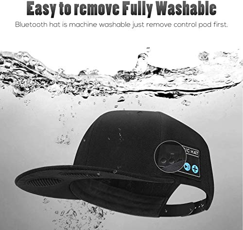 EDYELL Hat with Bluetooth Speaker Adjustable Bluetooth Hat Wireless Smart Speakerphone Cap for Outdoor Sport Baseball Cap is The Birthday Gifts for Men/Women/Boys/Girls
