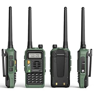 Baofeng Radio Handheld Ham Radio UV-S9 Plus 8W High Power Portable Two Way Radiowith 2200 mAh Battery and USB Charger Cable Walkie Talkie