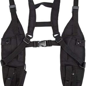 LUITON Radio Shoulder Harness Holster Chest Holder Universal Vest Rig for Police Firefighter Two Way Radio Search Rescue Essentials