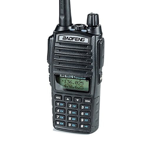 BaoFeng UV-82HP High Power Dual Band Radio: 136-174mhz (VHF) 400-520mhz (UHF) Two-Way Radio