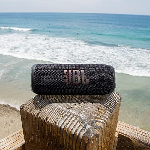 JBL Flip 6 - Portable Bluetooth Speaker, Powerful Sound and deep bass, IPX7 Waterproof, 12 Hours of Playtime- Black (Renewed)