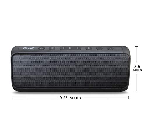 OontZ Pro Premium Speaker • Ultra Portable Speakers Bluetooth • Great Outdoor Speaker Bluetooth Waterproof Standard for Dad or Mom • The Original Angled Speaker (Black)