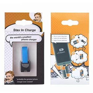 CACACOL Portable Magnetic AA/AAA Battery Phone Emergency Charger with MicroUSB-Lightning Adapter and MicroUSB-TypeC Adapter Suit for Cell Phone Smart Devices