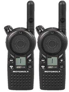 2 pack of motorola cls1110 two way radio walkie talkies (uhf)