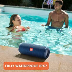 JBL Flip 5 Waterproof Portable Wireless Bluetooth Speaker Bundle with Hardshell Protective Carrying Case (Teal)