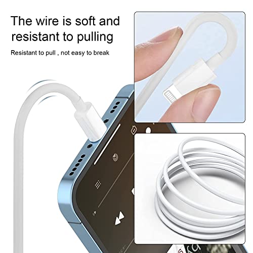 Aux Cord for iPhone,[Apple MFi Certified] Lightning to 3.5 mm AUX Cable for Car Stereo, Speaker, Headphone, Auxiliary Audio Cable Compatible with iPhone 14 13 12 11 XS XR X 8 7 3.3FT White