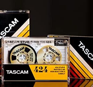 Tascam Master 424 High Bias Type II Cobalt Studio Cassette, Multi (MASTR CAS)