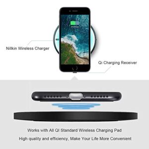 Nillkin Qi Receiver USB C, Thin Wireless Charging Receiver, Type C Wireless Charger Receiver for Galaxy A51/A20E/A20, Pixel 2 and Other Type-C Android Cell Phones(Short Version)