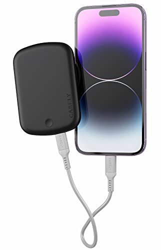 Casely Power Pod | MagSafe Compatible Battery Pack | Black Power Pod (5,000 mAh)